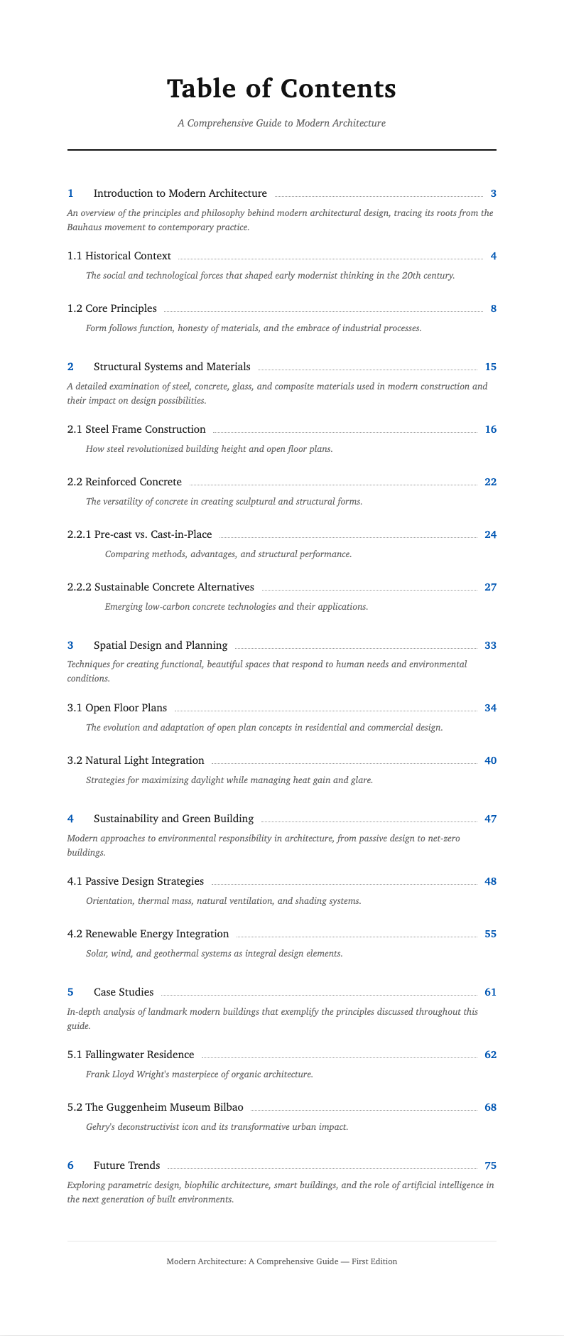 Classic Professional Table Of Contents With Content